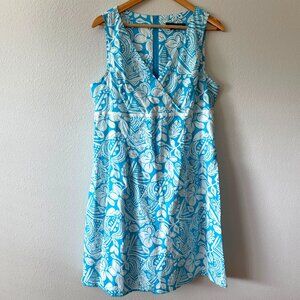 Samantha Rose  Tropical Sleeveless V Neck Dress‎ Size 18